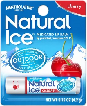 Natural Ice Medicated Lip Protectant/Sunscreen SPF 15, Cherry 48 ea