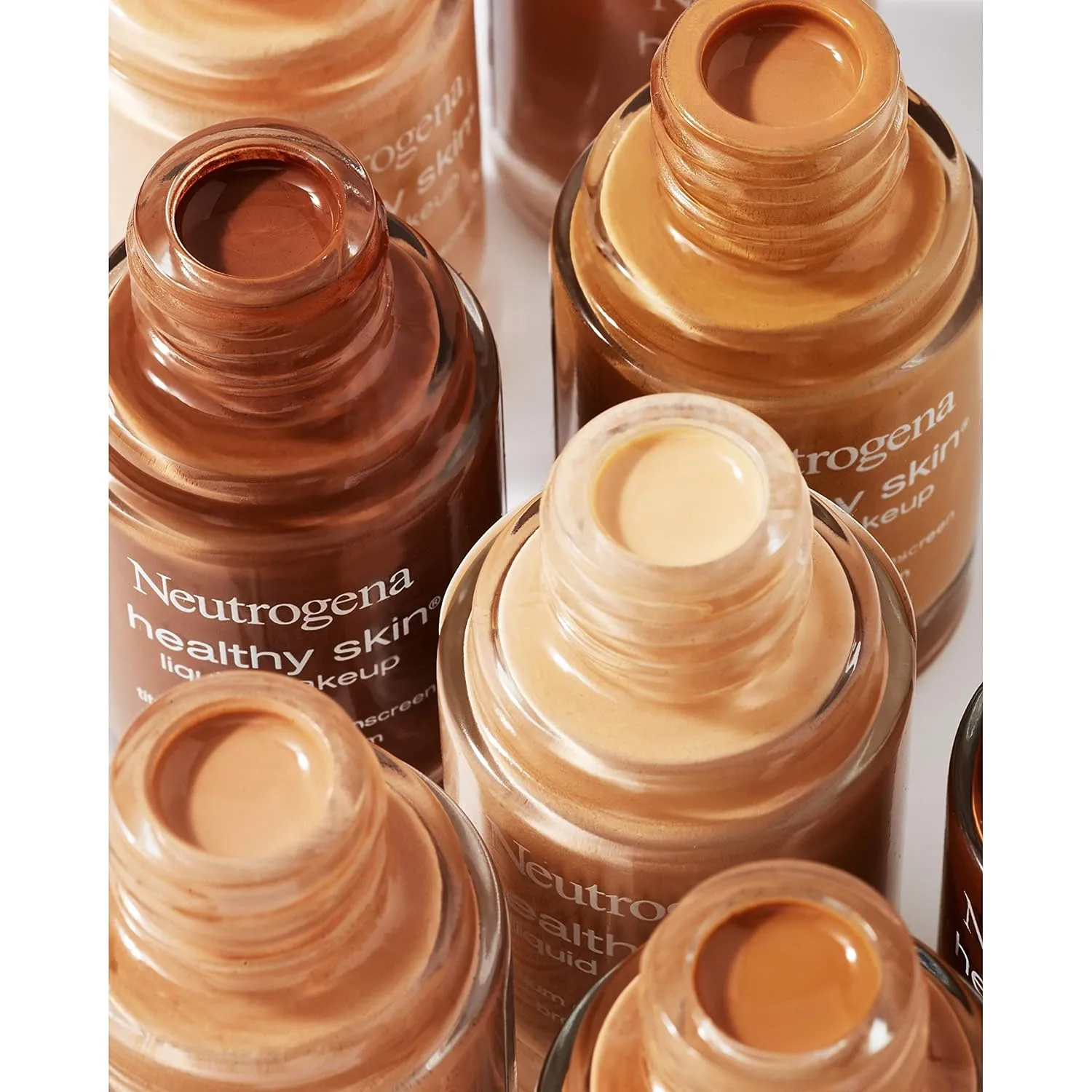Neutrogena Healthy Skin Liquid Makeup Foundation with Broad Spectrum SPF 20 Sunscreen, Medium Coverage Foundation with Nourishing Pro-Vitamin B5, Buff 30, 1 fl. oz