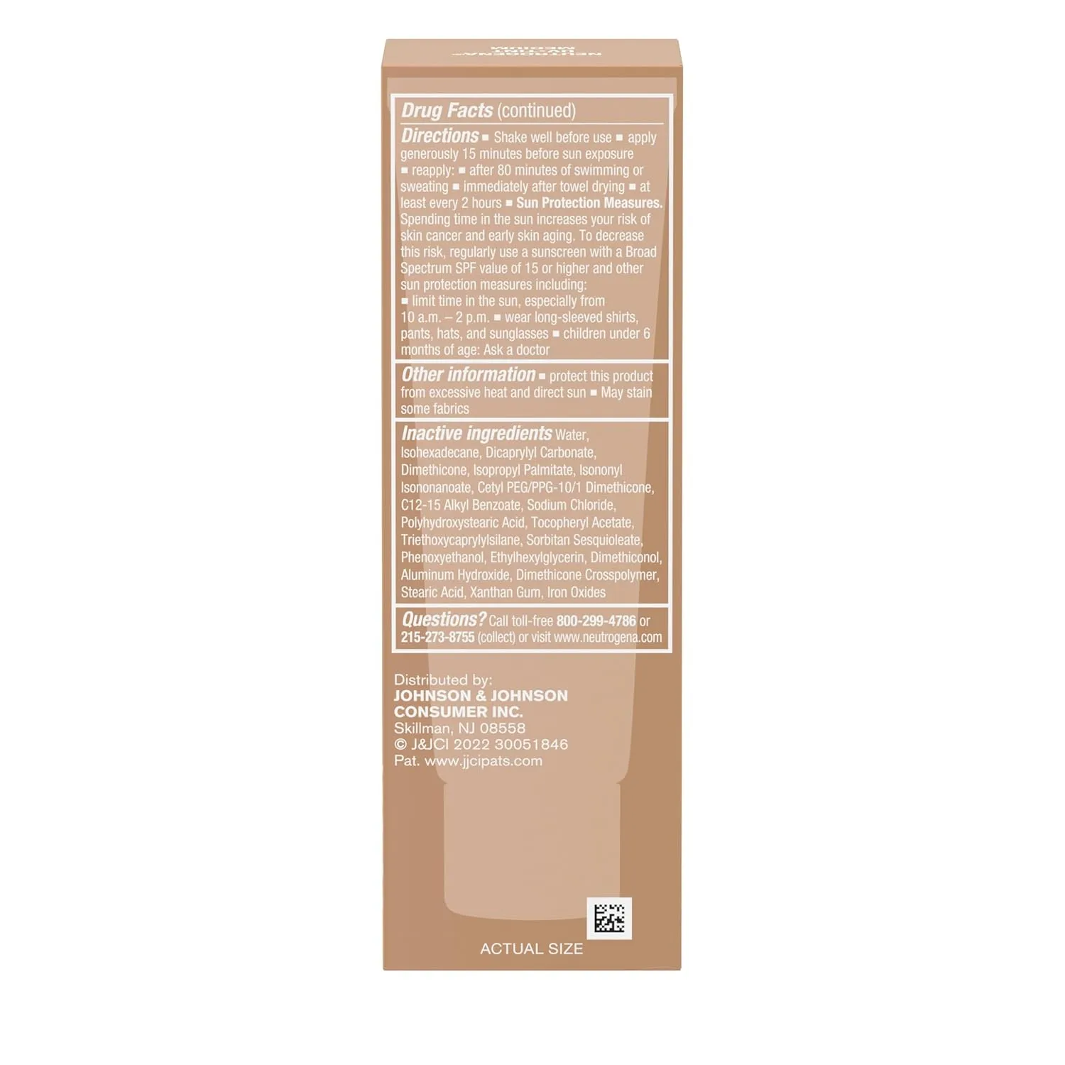 Neutrogena Purescreen  Tinted Sunscreen for Face with SPF 30, Broad Spectrum Mineral Sunscreen with Zinc Oxide and Vitamin E, Water Resistant, Fragrance Free, Medium, 1.1 fl oz