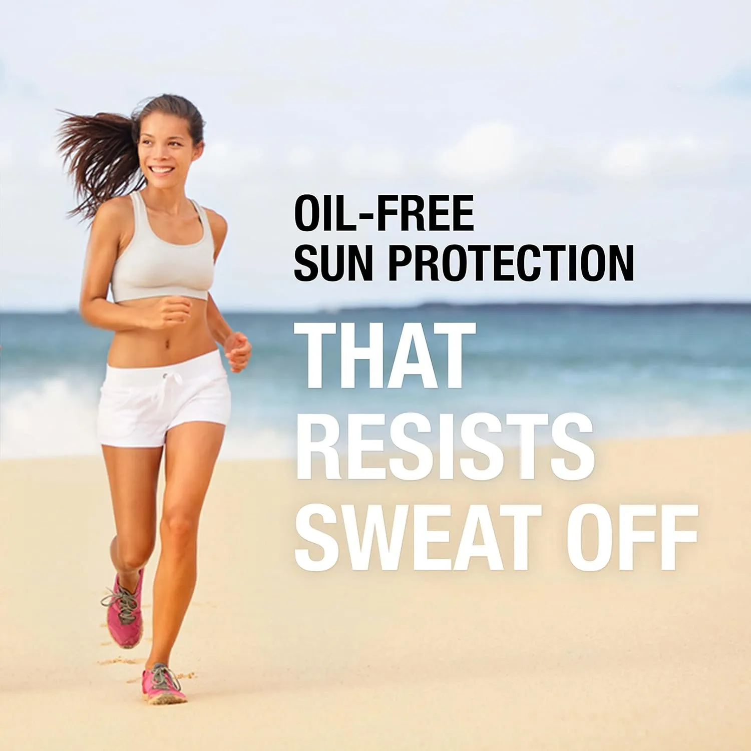 Neutrogena Sport Face Sunscreen SPF 70 , Oil-Free, 2.5 fl oz, Sweat & Water-Resistant, Broad-Spectrum UVA/UVB, Nourish & Restore Skin Balance, Oxybenzone Free Sunscreen For Face