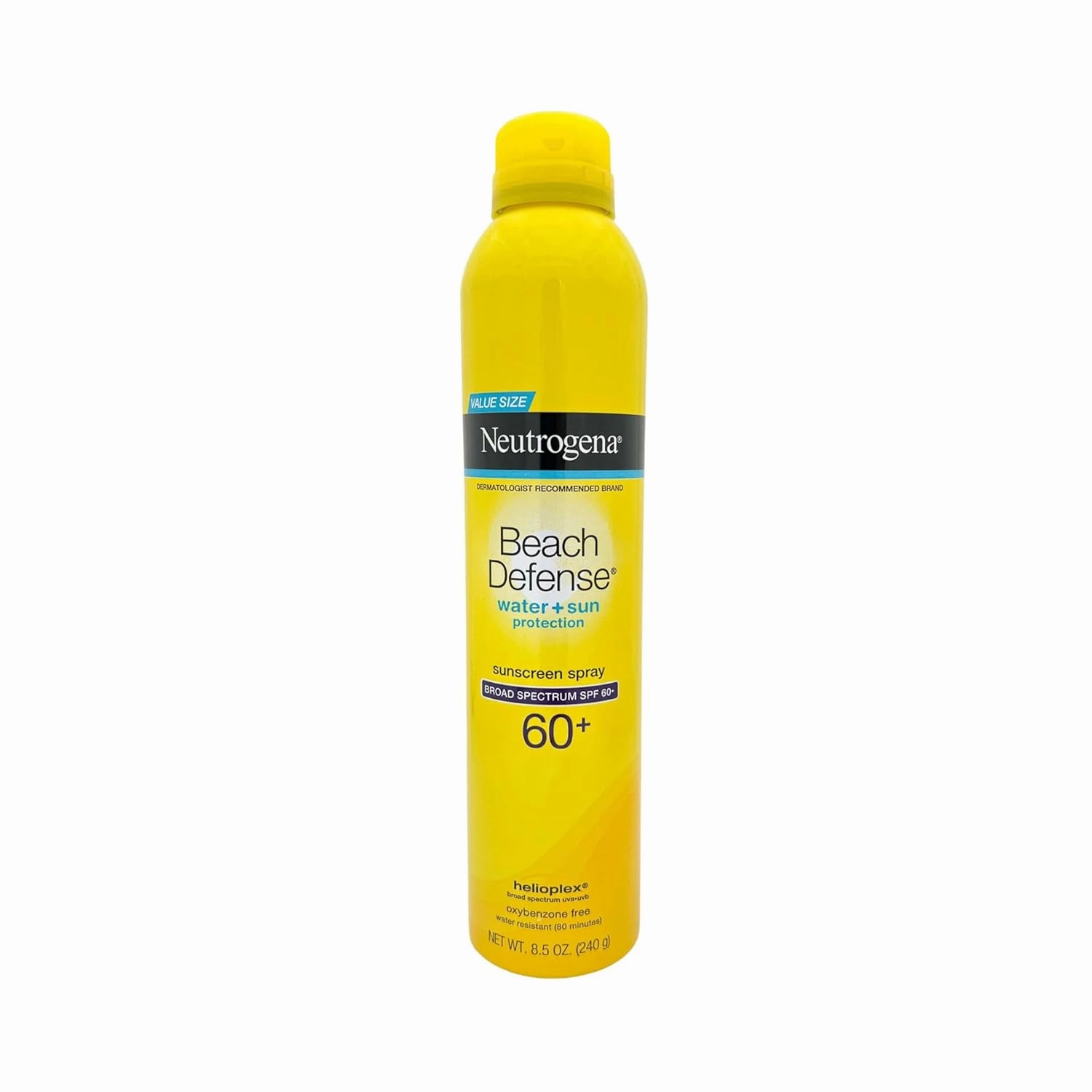 Neutrogena Beach Defense SPF 60  Sun Care Sunscreen Spray - 8.5 Ounce