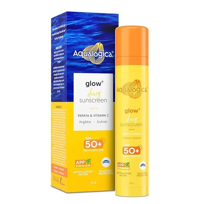 New Dewy Sunscreen Gel, SPF 50  PA    , Papaya & Vitamin C, 50g