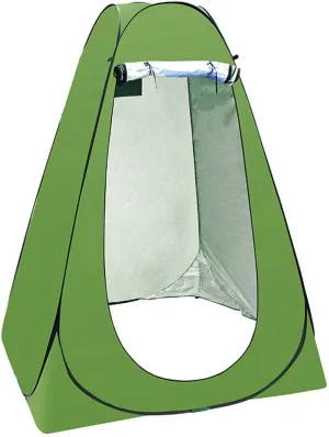 New Pop Up Privacy Shelters Tent Instant Portable Outdoor Shower Tent,Camp Toilet,Changing Room,Rain Shelter for Camping Beach,Outdoor Foldable Changing Room Privacy Shelter (Green,47*47*74.8")