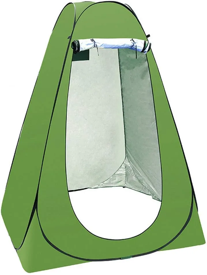 New Pop Up Privacy Shelters Tent Instant Portable Outdoor Shower Tent,Camp Toilet,Changing Room,Rain Shelter for Camping Beach,Outdoor Foldable Changing Room Privacy Shelter (Green,47*47*74.8")