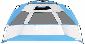 NIEH Tent Canopy 2-3 Person Portable Waterproof 50  UV Protection Beach Tent Automatic Awning, Garden/Camping/Fishing/Beach