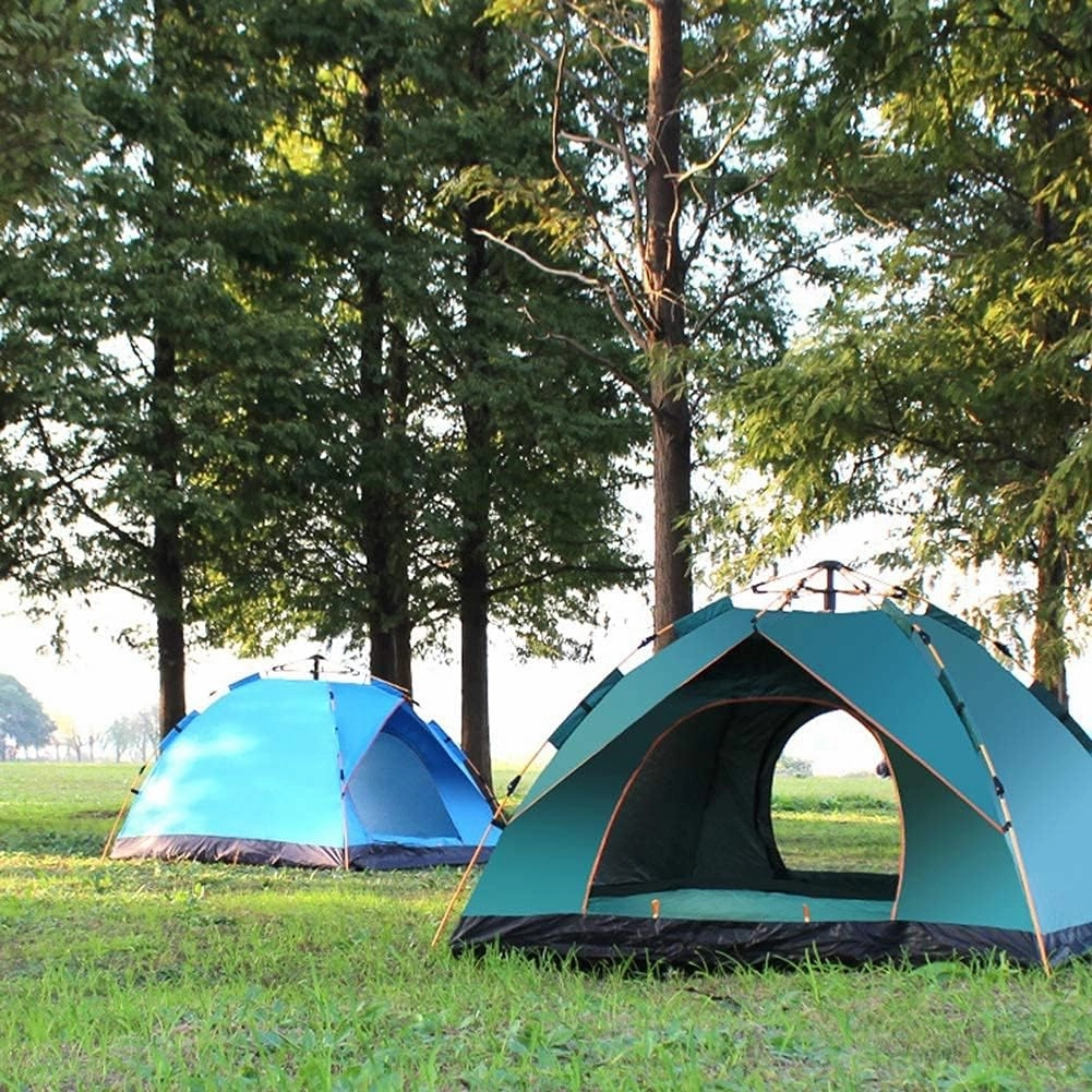 NIEH Tent Ultralight Portable Outdoor Camping Folding Automatic 3-4 Person Waterproof Sunscreen Breathable Family Tents