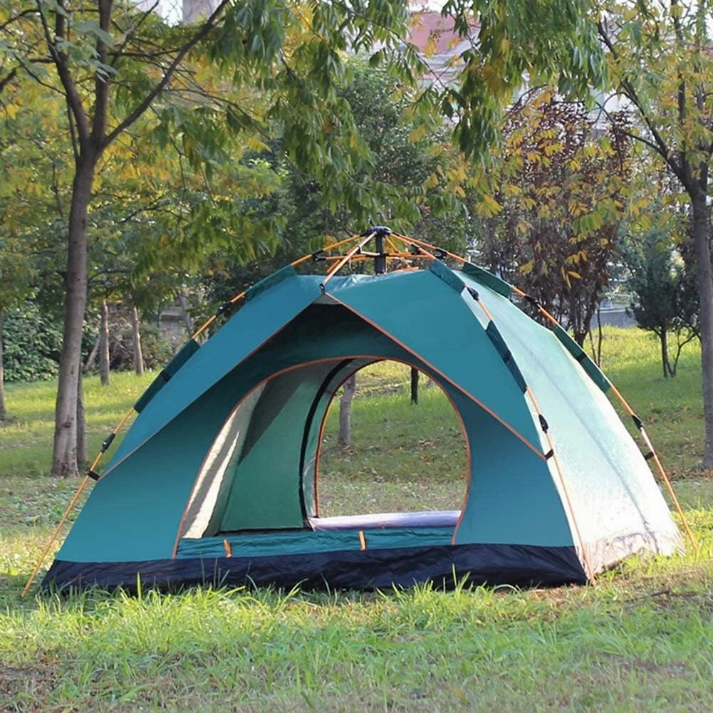NIEH Tent Ultralight Portable Outdoor Camping Folding Automatic 3-4 Person Waterproof Sunscreen Breathable Family Tents
