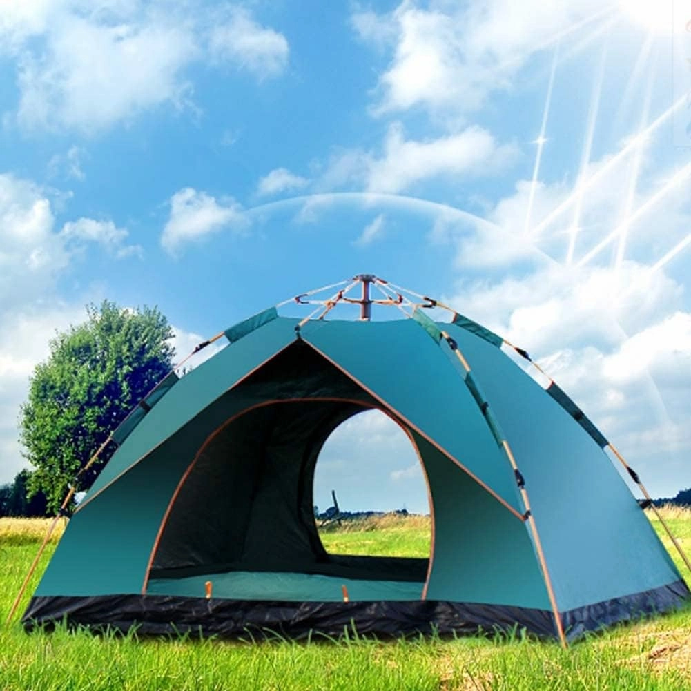 NIEH Tent Ultralight Portable Outdoor Camping Folding Automatic 3-4 Person Waterproof Sunscreen Breathable Family Tents