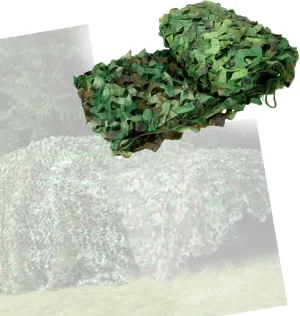 NILZA Sunscreen Camo Netting Military Camouflage Netting Mesh Sun Shade Green Camoflauge Cover, Camouflage Mesh Net Garden Shade Net for Themed Party Decorations(2x7m/(6.5x23ft))