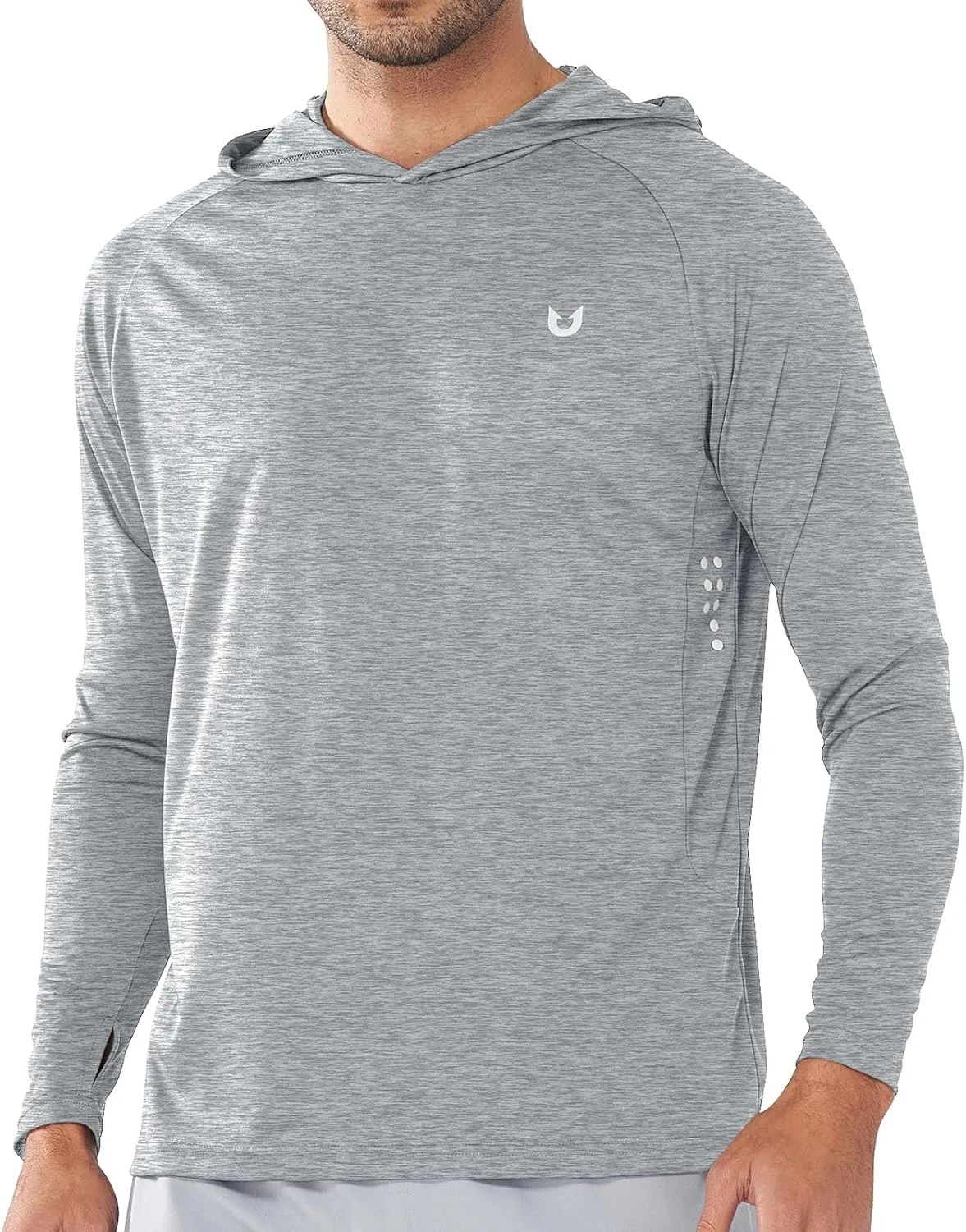 NORTHYARD Men's UPF 50  Hoodie Shirts Long Sleeve Sun Protection Fishing Swim Lightweight UV SPF Running Rash Guard Quick Dry