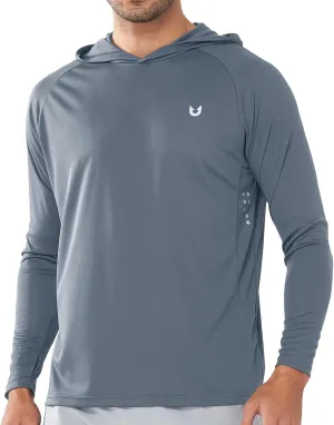 NORTHYARD Men's UPF 50  Hoodie Shirts Long Sleeve Sun Protection Fishing Swim Lightweight UV SPF Running Rash Guard Quick Dry