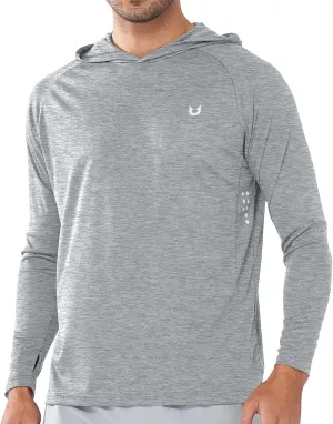 NORTHYARD Men's UPF 50  Hoodie Shirts Long Sleeve Sun Protection Fishing Swim Lightweight UV SPF Running Rash Guard Quick Dry