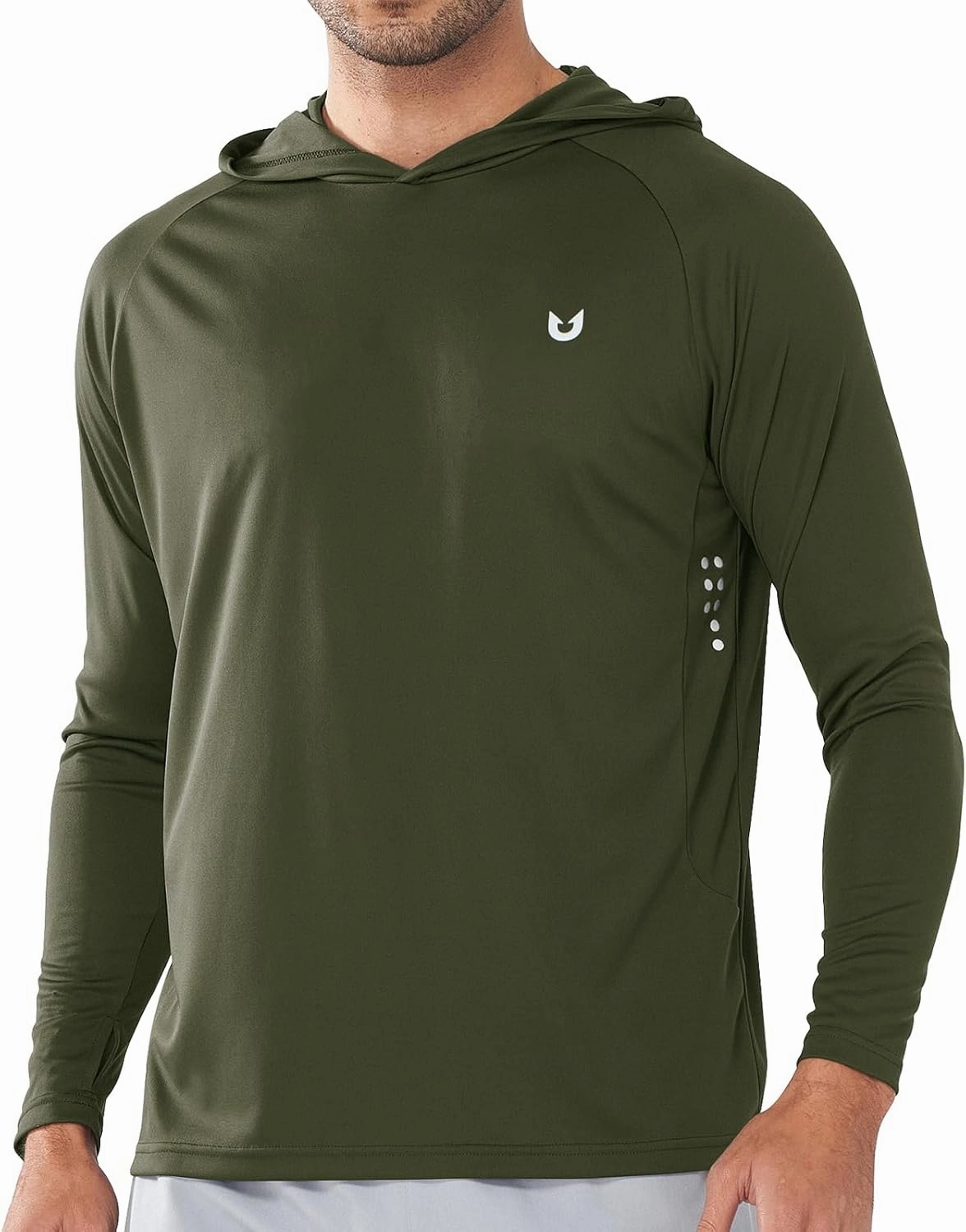 NORTHYARD Men's UPF 50  Hoodie Shirts Long Sleeve Sun Protection Fishing Swim Lightweight UV SPF Running Rash Guard Quick Dry