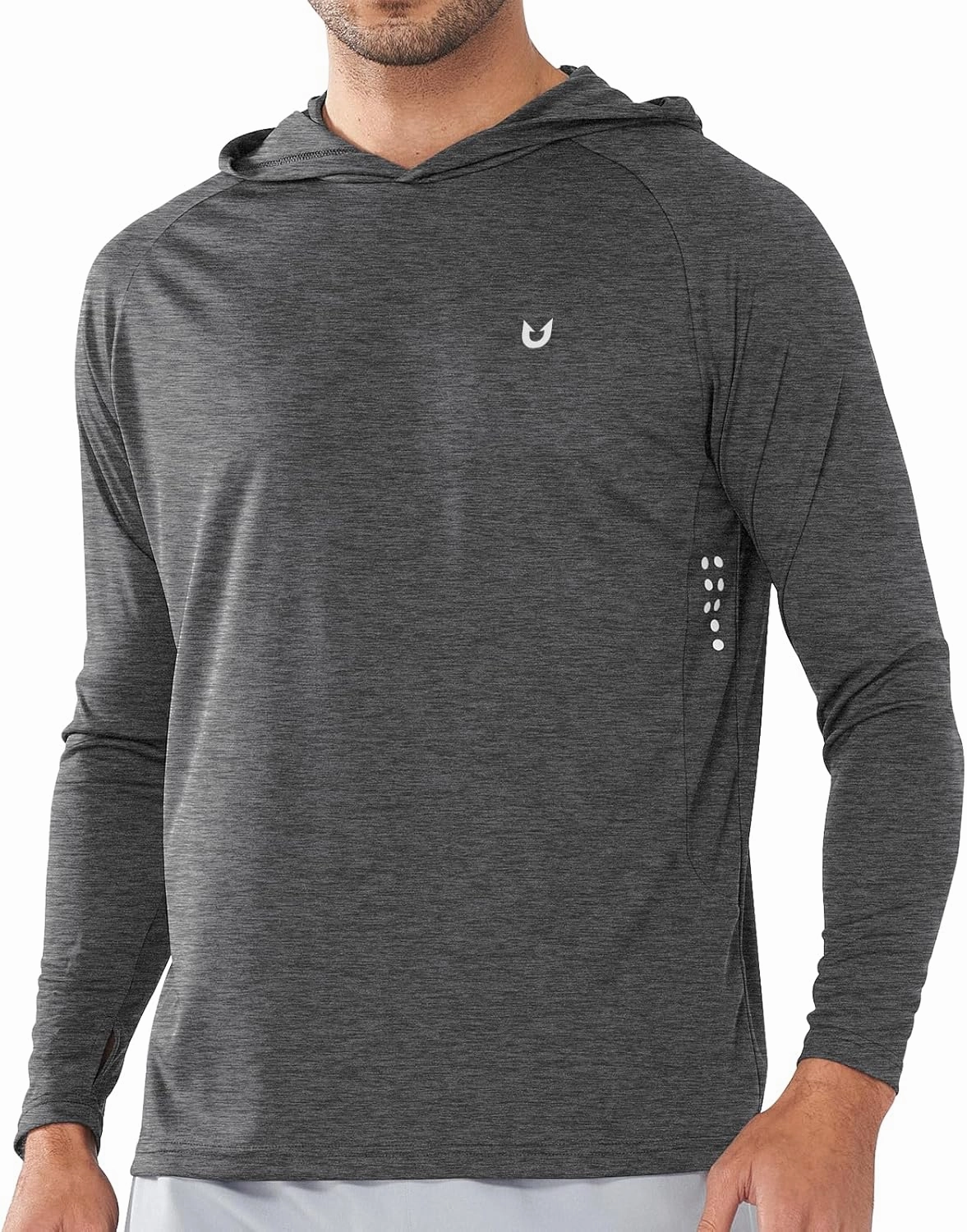 NORTHYARD Men's UPF 50  Hoodie Shirts Long Sleeve Sun Protection Fishing Swim Lightweight UV SPF Running Rash Guard Quick Dry