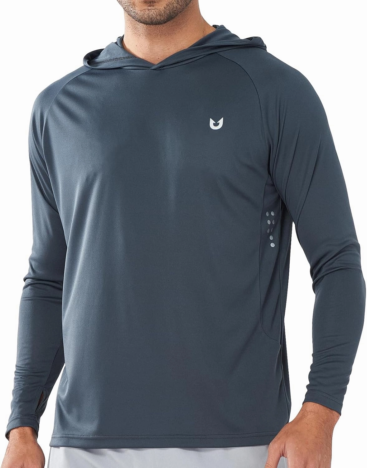 NORTHYARD Men's UPF 50  Hoodie Shirts Long Sleeve Sun Protection Fishing Swim Lightweight UV SPF Running Rash Guard Quick Dry