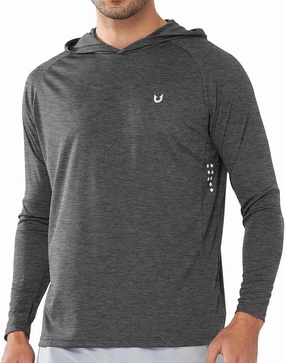 NORTHYARD Men's UPF 50  Hoodie Shirts Long Sleeve Sun Protection Fishing Swim Lightweight UV SPF Running Rash Guard Quick Dry