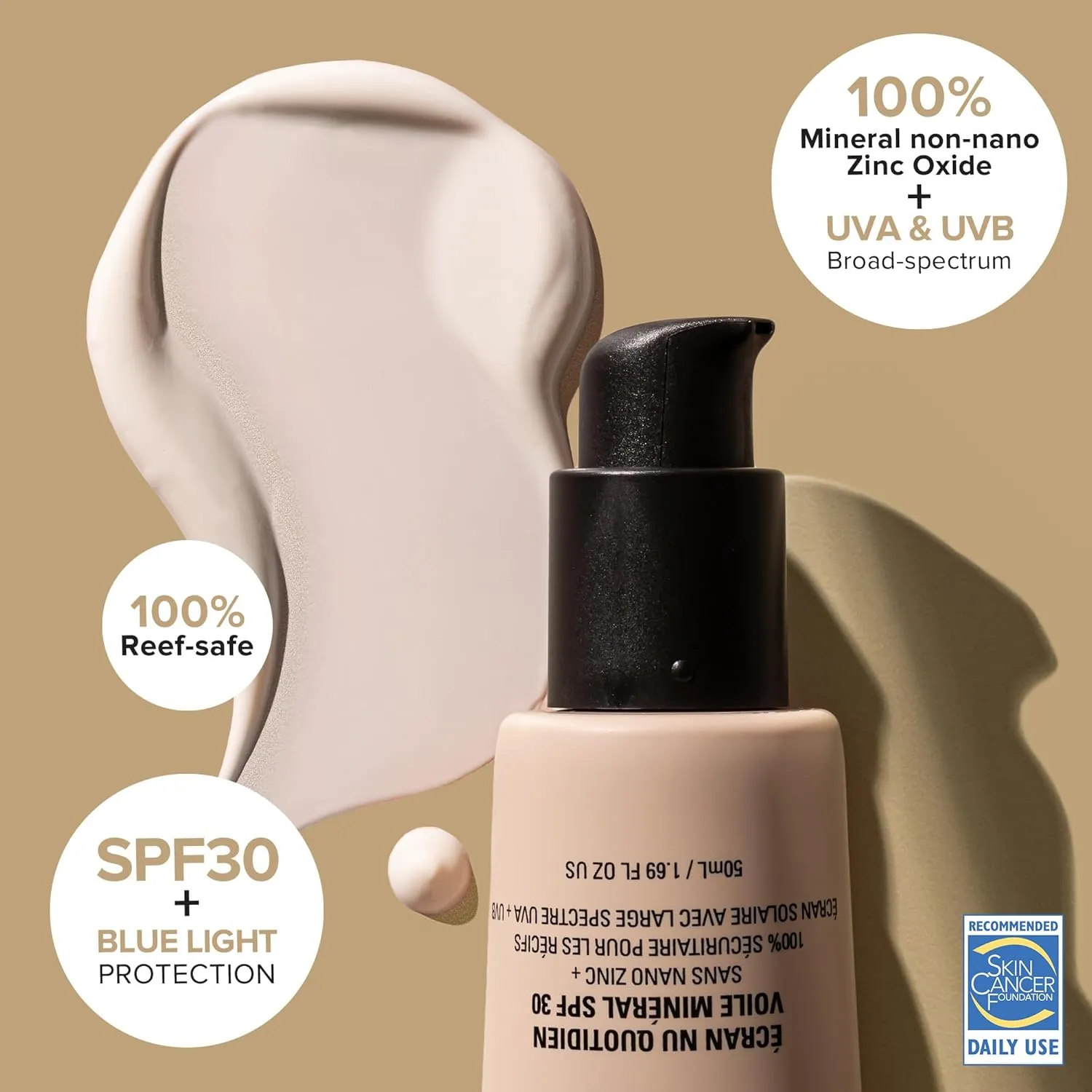NUDESCREEN DAILY MINERAL VEIL SPF 30 - SPF MOISTURIZER - COOL