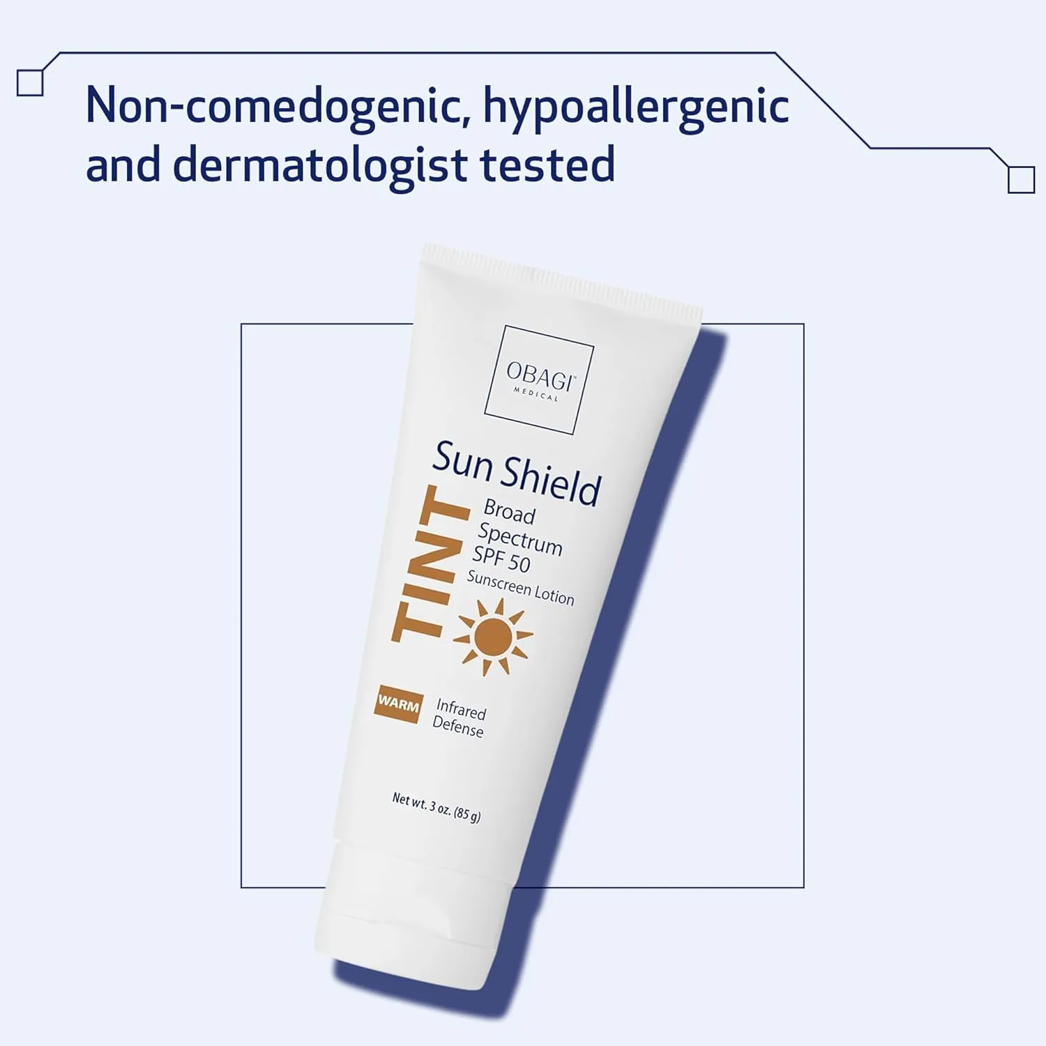 Obagi Sun Shield Tinted Sunscreen – Broad Spectrum SPF 50 Protection from the Sun