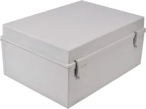 Ogrmar ABS Plastic Dustproof Waterproof IP65 Junction Box Universal Electrical Project Enclosure with Lock (8.6"x6.7"x4.3")