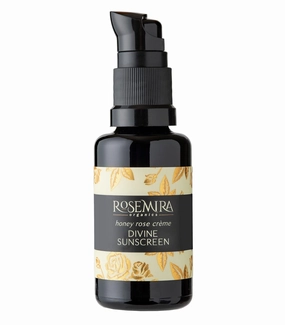 Organic Face Sunscreen Cream with Rose for All Skin Types - Moisturizing & Anti Aging - Dermatologist Recommended - 1 Month Supply - Broad Spectrum SPF 20 - Reef Friendly & Made in USA - 1 OZ