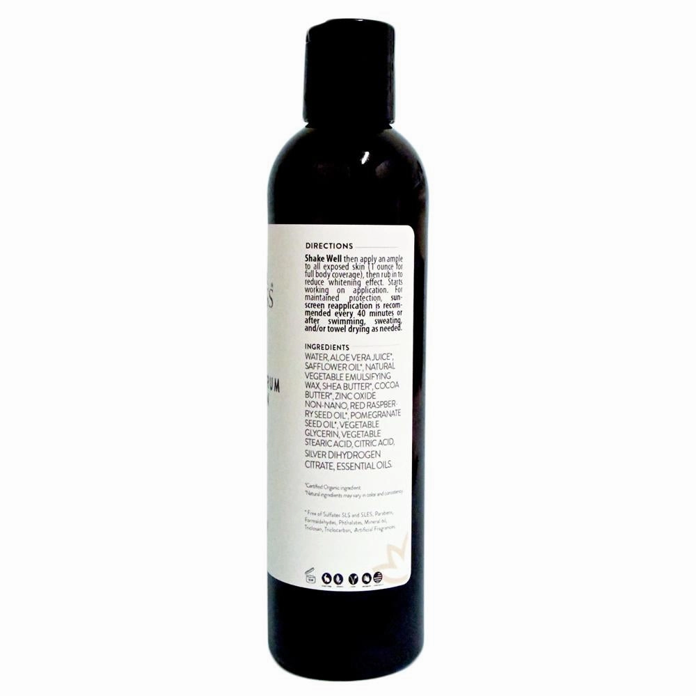 Organic Sunscreen - Broad Spectrum SPF 40  Protection body Moisturizer