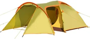 Outdoor Camping Tent, 3-4 People, Double-Layer Structure, Automatic Quick Opening No Need to Build, Rainproof Sunscreen Waterproof, Suitable for Picnics Beach P