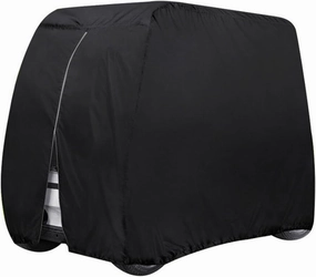 Outdoor Golfcart Waterproof and Weatherproof Heavy Duty 210D Covers Heavy Duty Marine Grade Fabric All Weather Outdoor Protection with Zipper Closure