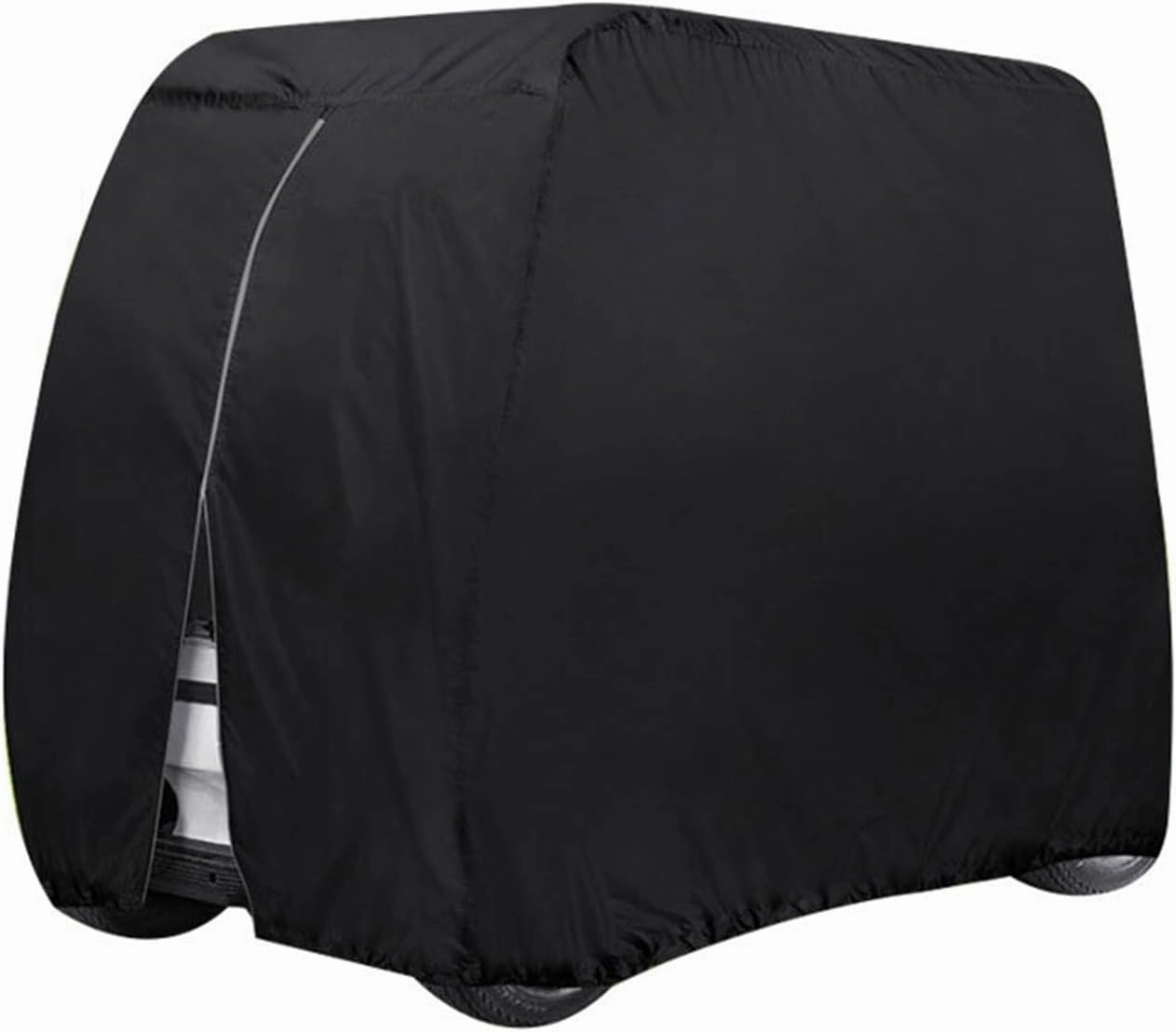 Outdoor Golfcart Waterproof and Weatherproof Heavy Duty 210D Covers Heavy Duty Marine Grade Fabric All Weather Outdoor Protection with Zipper Closure