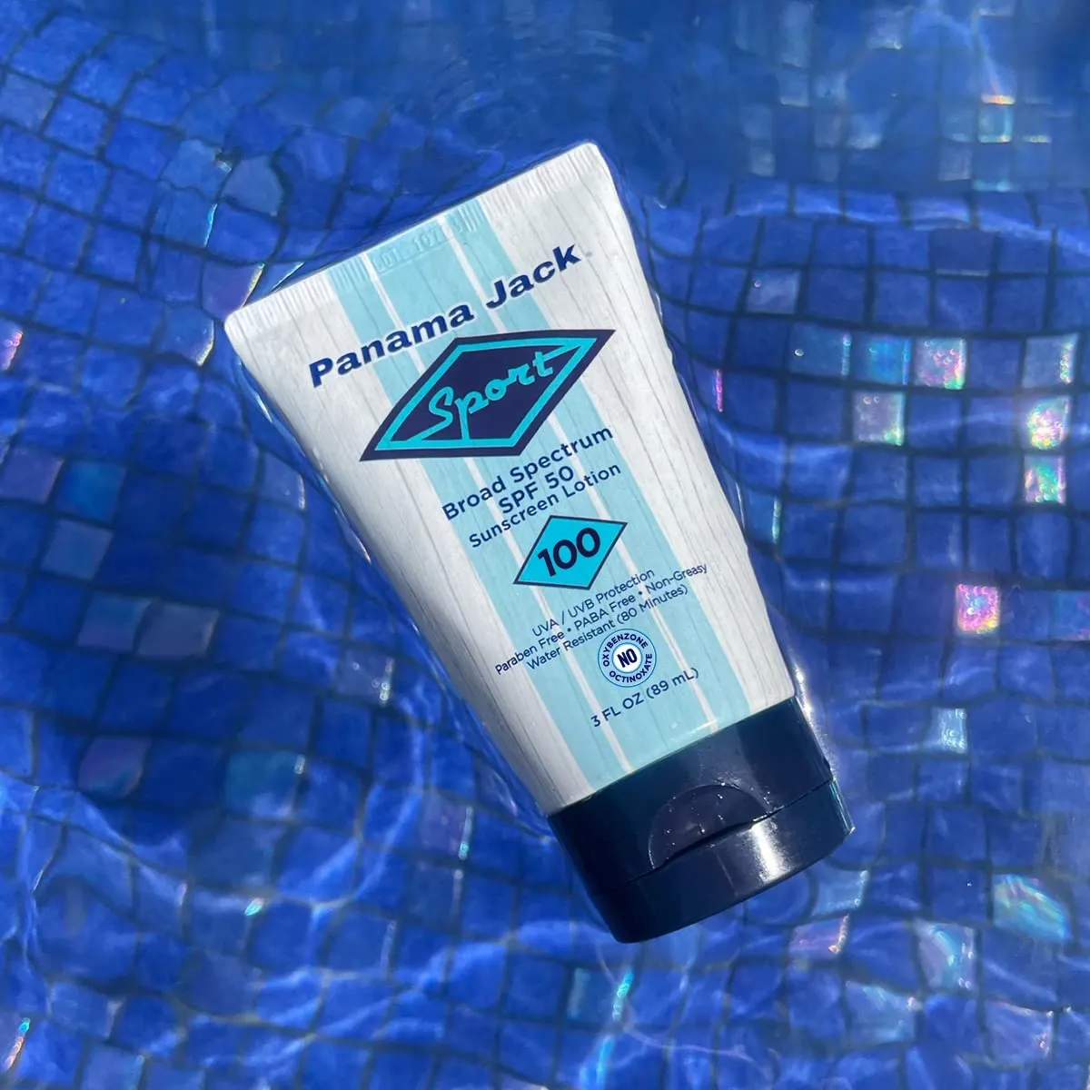 Panama Jack Sport Sunscreen Lotion - SPF 100, Broad Spectrum UVA/UVB Protection, Non-Greasy, PABA, Paraben, Gluten & Cruelty Free, 3 FL OZ (Pack of 6)