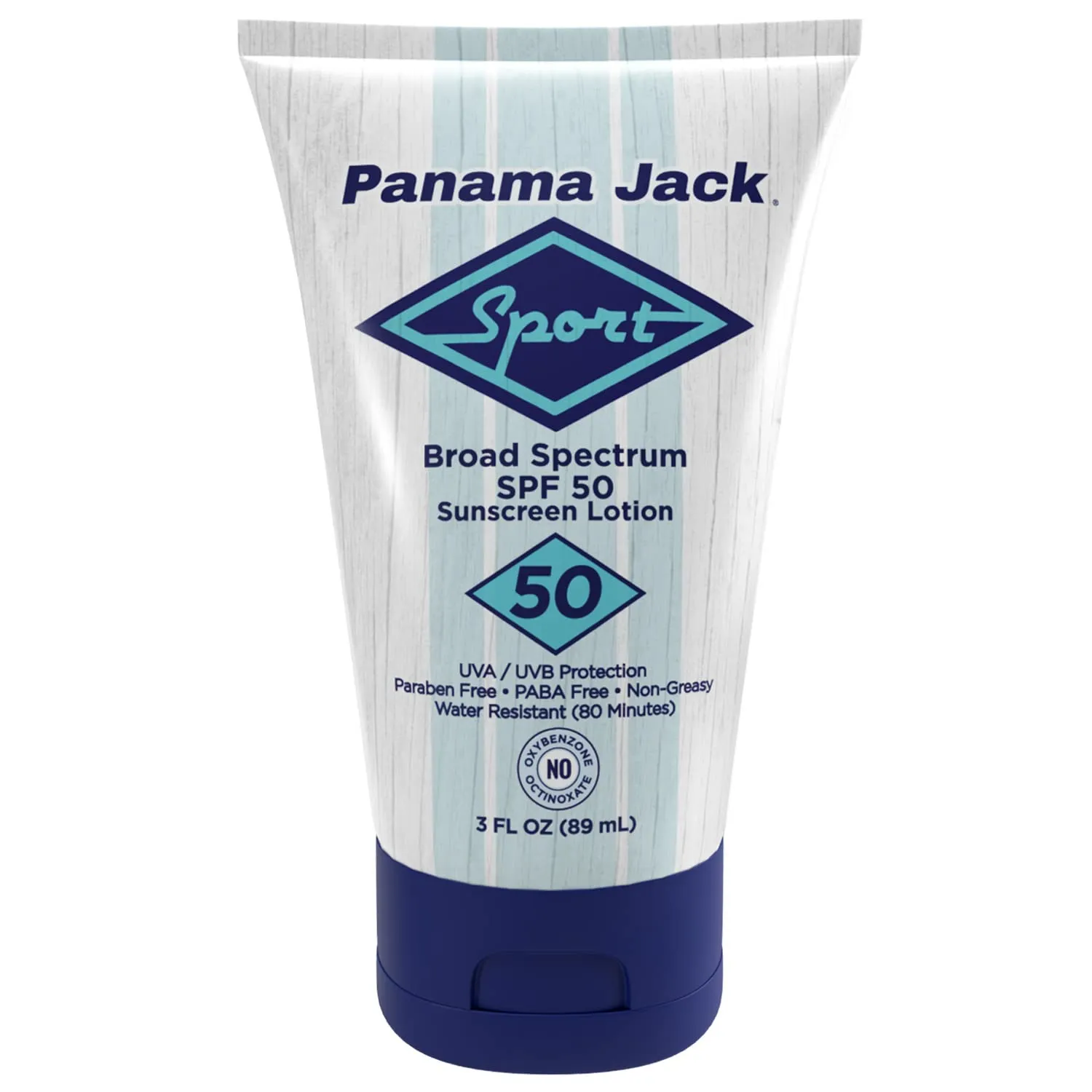 Panama Jack Sport Sunscreen Lotion - SPF 50, Broad Spectrum UVA/UVB Protection, Non-Greasy, PABA, Paraben, Gluten & Cruelty Free, 3 FL OZ (Pack of 6)