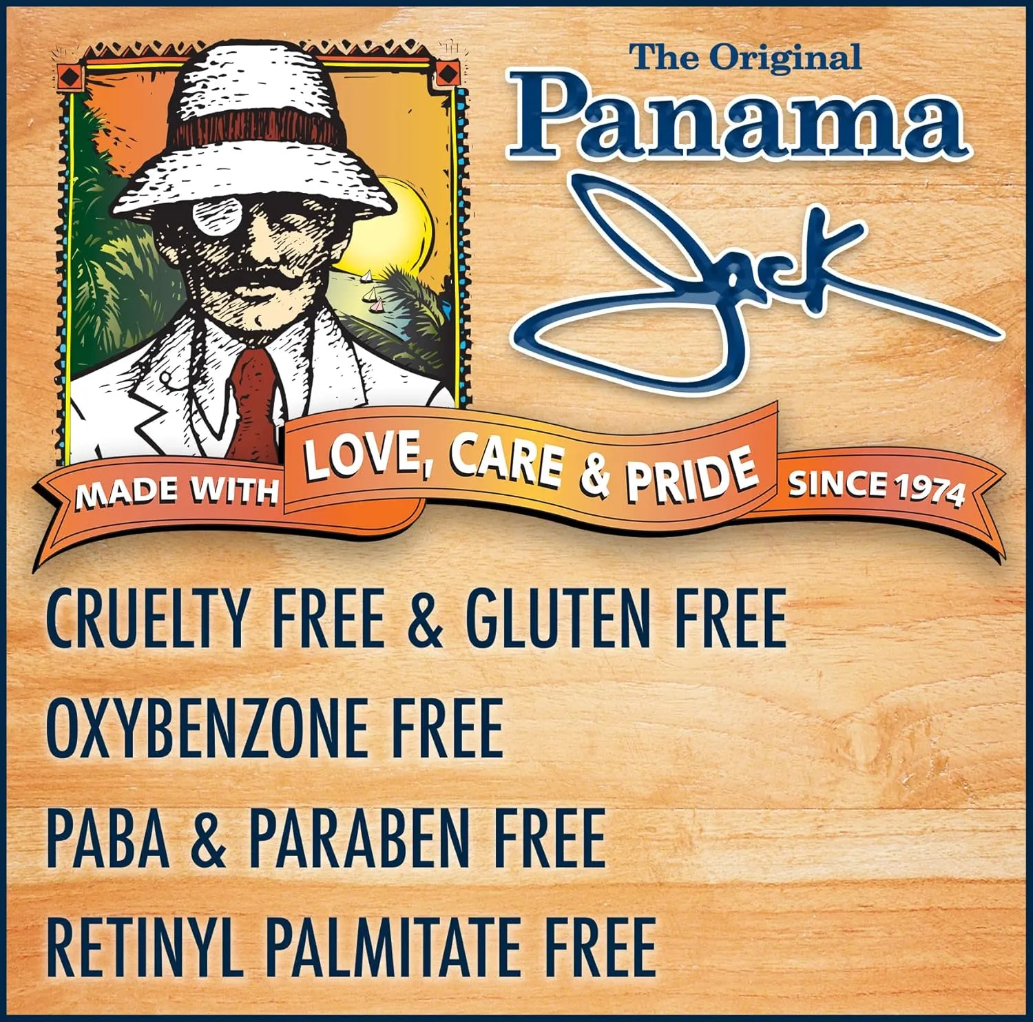 Panama Jack Sunscreen Lip Balm - SPF 45, Broad Spectrum UVA-UVB Sunscreen Protection, Prevents & Soothes Dry, Chapped Lips, Mango, 7-pack