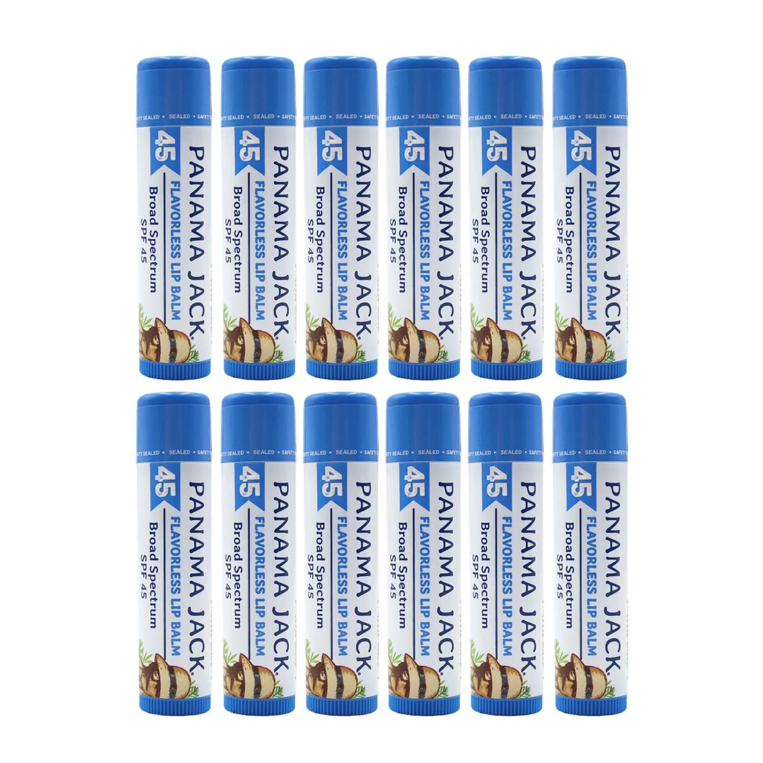Panama Jack Sunscreen Lip Balm - SPF 45, Broad Spectrum UVA-UVB Sunscreen Protection, Prevents & Soothes Dry, Chapped Lips