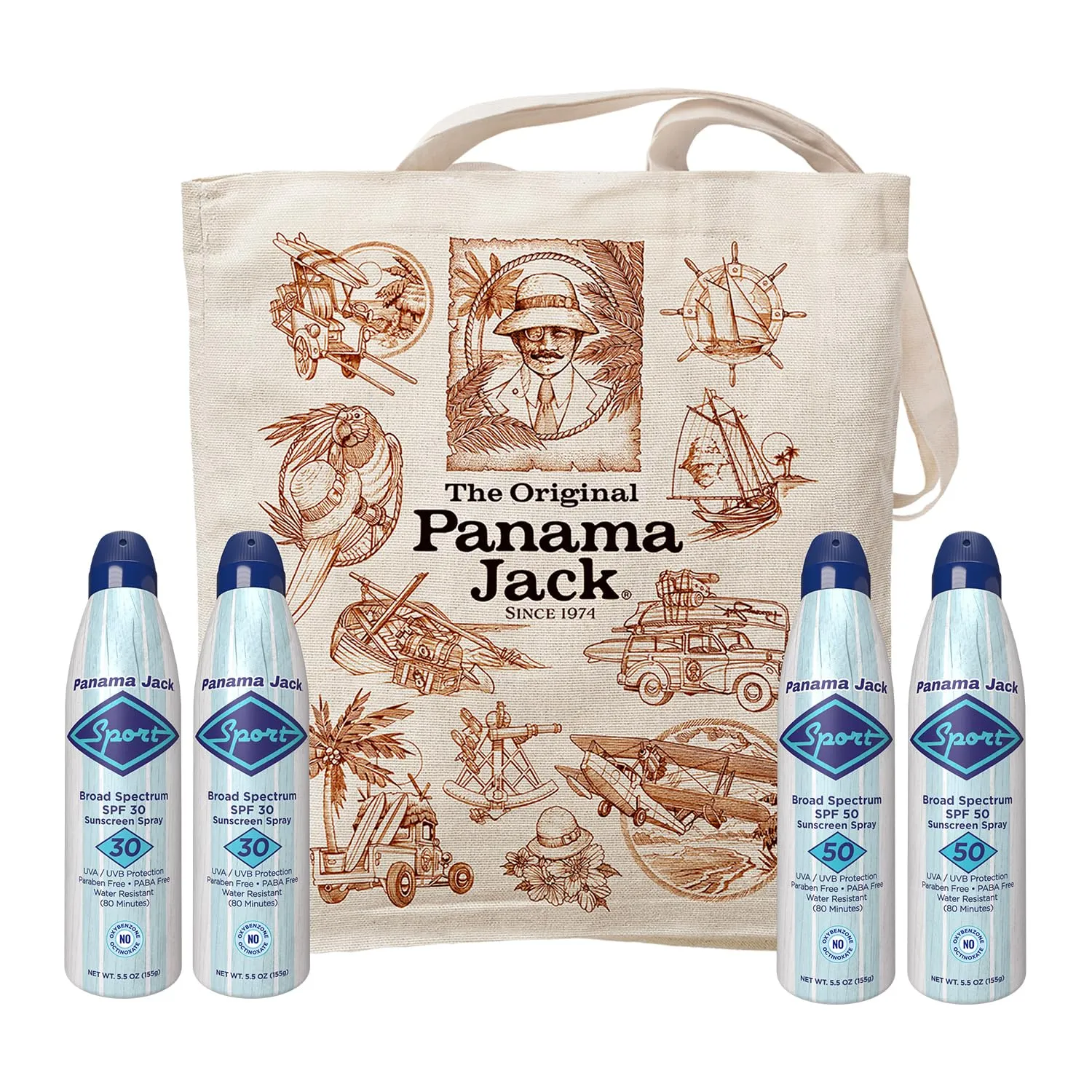 Panama Jack Sunscreen Packs - The perfect Sunscreens and Skin Care for every Occasion (Total Sport)