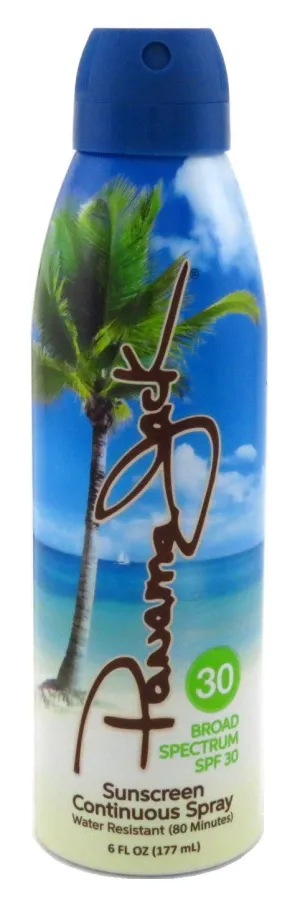 Panama Jack Sunscreen Spray, SPF 30 5.5 oz (Pack of 3)