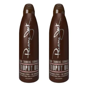 Panama Jack Trophy Suntan Oil - Contains No Sunscreen Protection (0 SPF), Light Formula with Exotic Oils, Aloe and Cocoa Butter, Tropical Fragrance, 5.5 OZ (Pack of 2)