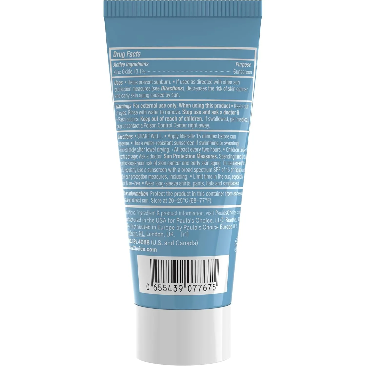 Paula's Choice RESIST Super-Light Daily Wrinkle Defense SPF 30 Matte Tinted Face Moisturizer, UVA & UVB Protection, Mineral Sunscreen for Oily Skin, Fragrance-Free & Paraben-Free