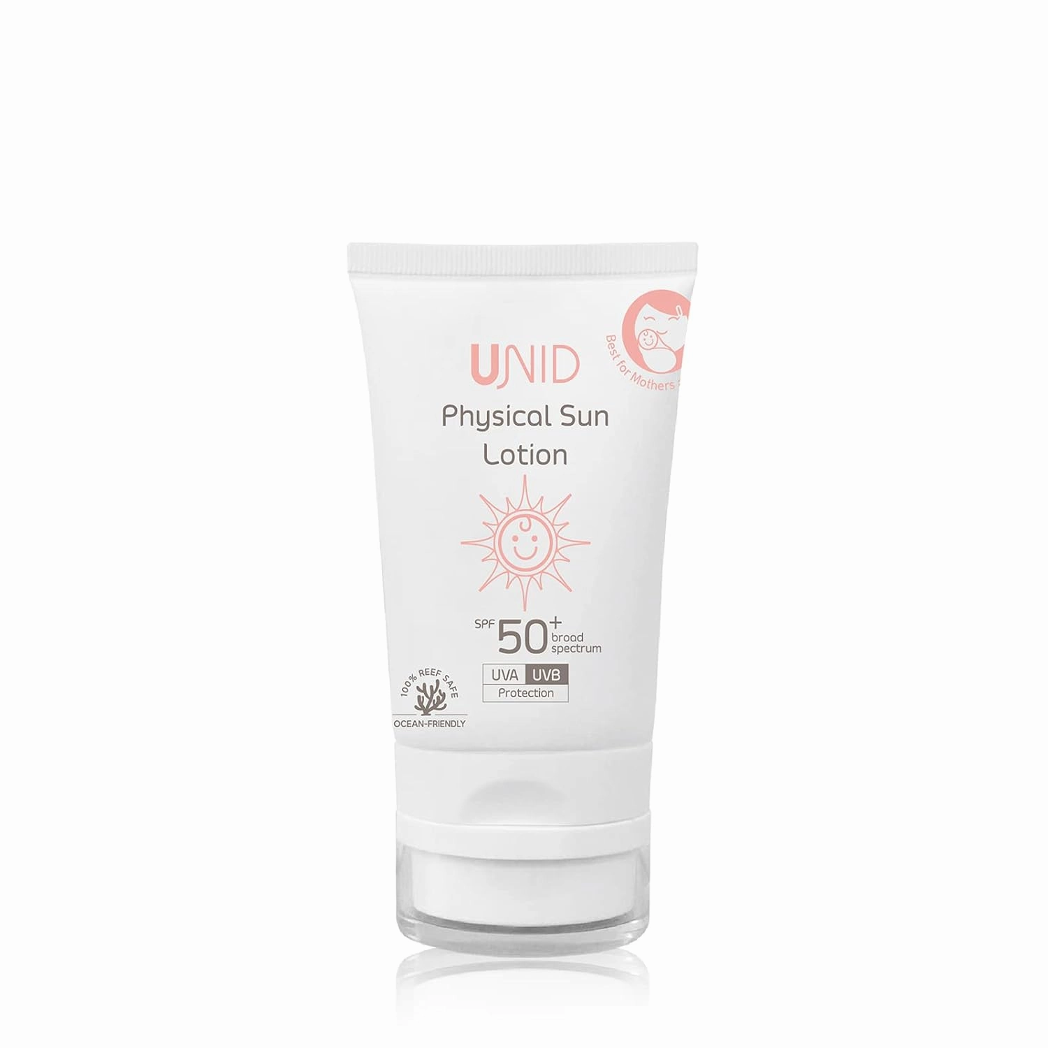 Physical Sunscreen SPF 50  | Non-Toxic Titanium Dioxide Sunblock for Sensitive Skin | Reef Safe, Pregnancy & Baby-Safe | Clean, Non-Greasy Face & Body Formula for Women & Men | 1.69 fl oz (50 ml)