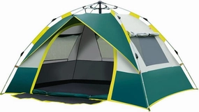 Pop Up Family Camping Tent, Dome 3-4 Persons Lightweight Backpacking Tent, Waterproof Automatic Camping Tent,UV Cut, Easy Setup, for Beach, Camping and Outdoor Activity