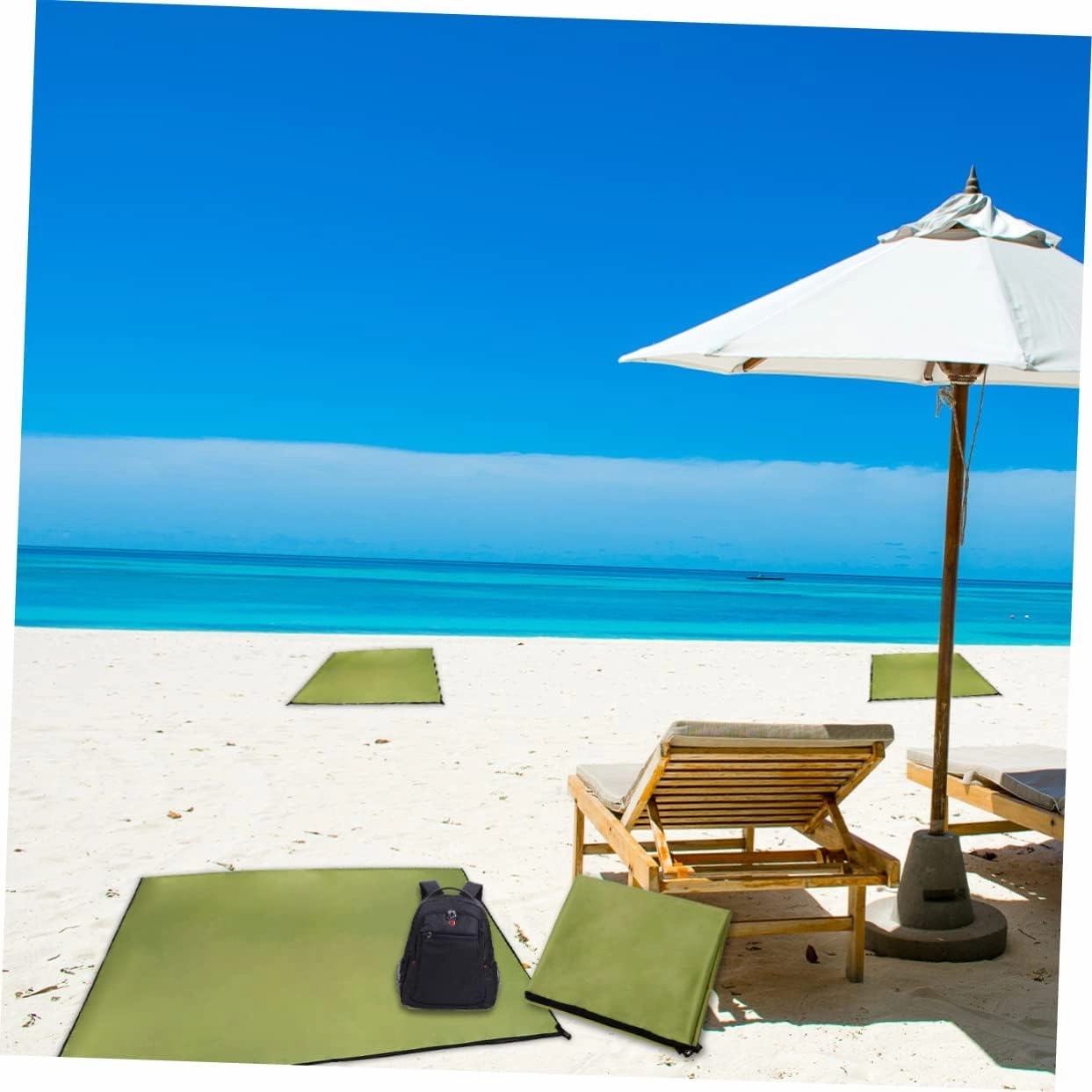 POPETPOP Camping Tent Ground Mat Oxford Cloth Portable Blanket Waterproof Outdoor Mat Beach Blanket for Car Uv Protection