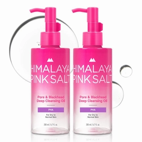 Pore & Blackhead Deep Cleansing Oil PHA, 6.7 fl oz 2 Pack - Gentle Hydrating Oil Cleanser for Dry, Sensitive Skin, Low pH Makeup Blackhead Remover