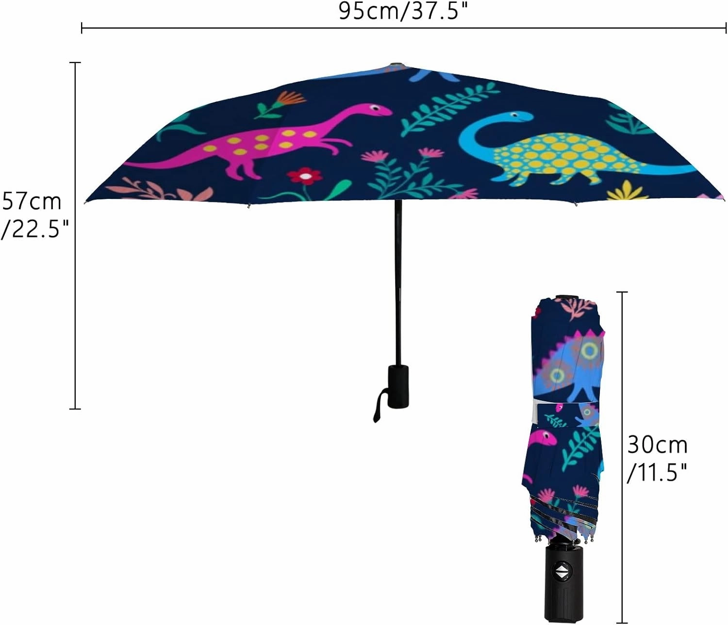 Portable Travel Umbrella-Mini Boy and Girl Umbrella,Strong Compact Umbrella for Wind and Rain,Automatic switch folding Perfect Car Umbrella