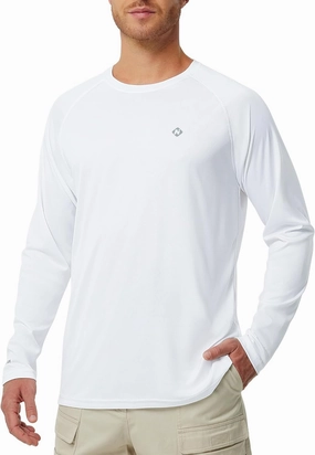 Rash Guard Long Sleeve Shirts for Men - UPF 50  UV Sun Protection SPF Shirts - Quick Dry Rashguard Swim Water Shirts