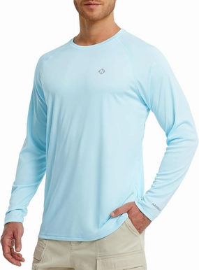 Rash Guard Long Sleeve Shirts for Men - UPF 50  UV Sun Protection SPF Shirts - Quick Dry Rashguard Swim Water Shirts