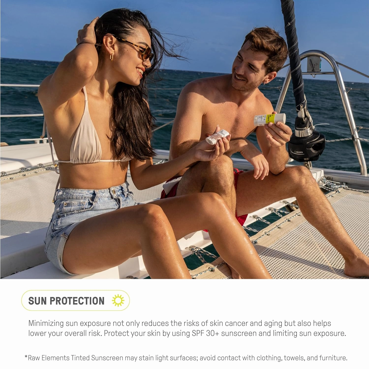 Raw Element Ultra-Moisturizing Face Tint Sunscreen, SPF 30 , Non Toxic Mineral Face Cream, Non Nano Zinc Oxide, Reef Friendly, Safe for All Ages, 0.5 oz, Bronze, Pack of 2