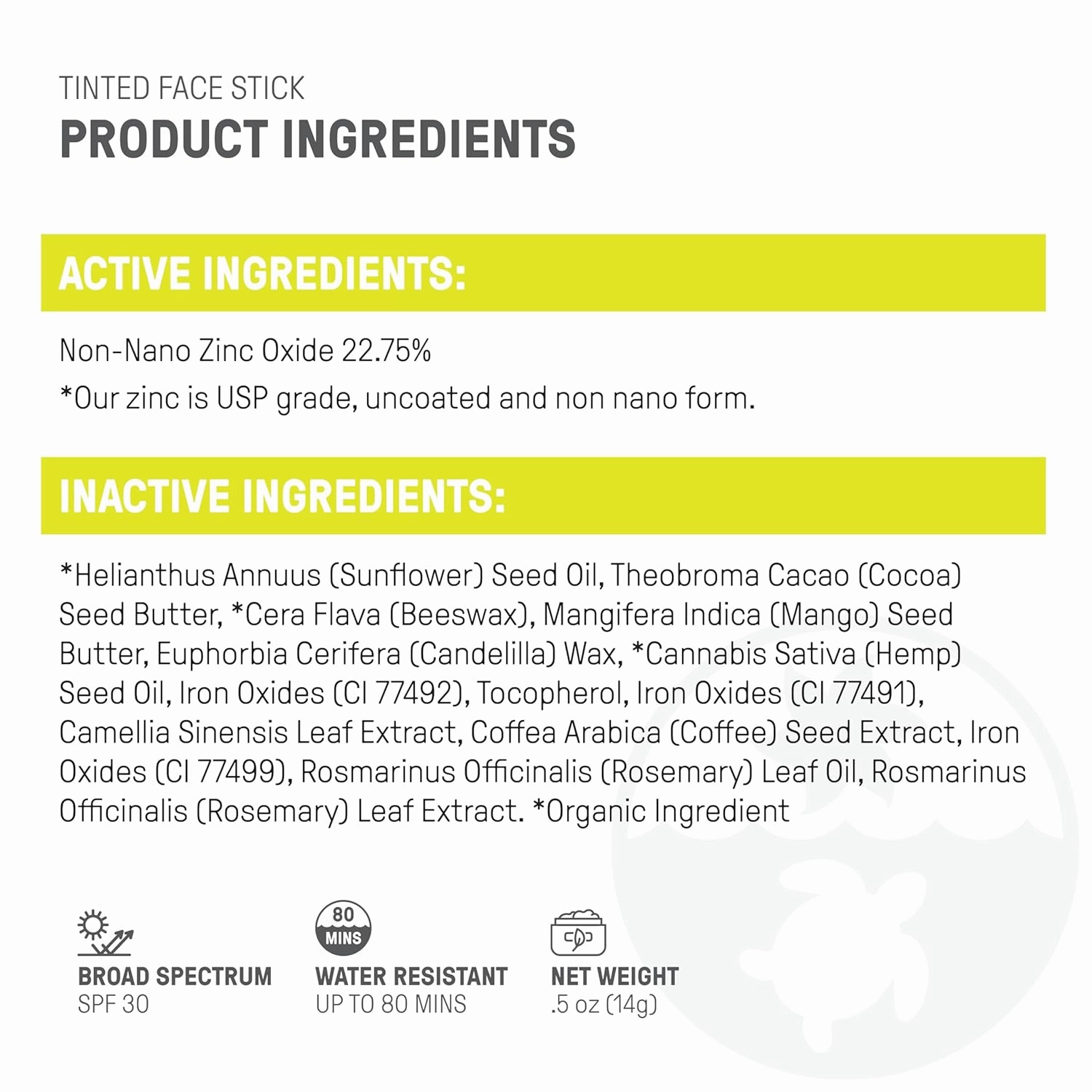Raw Element Ultra-Moisturizing Face Tint Sunscreen, SPF 30 , Non Toxic Mineral Face Cream, Non Nano Zinc Oxide, Reef Friendly, Safe for All Ages, 0.5 oz, Bronze, Pack of 2