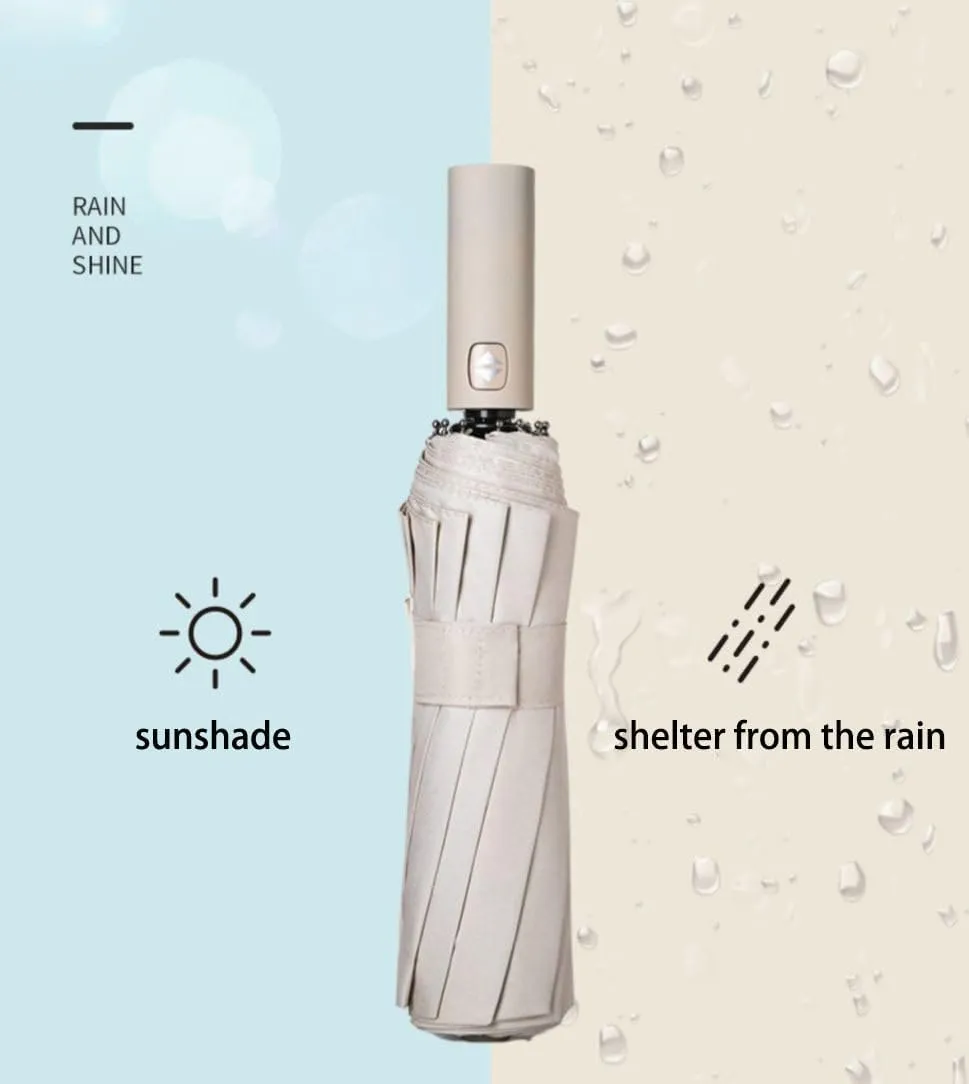 Reinforced 24-Bone Umbrella, Men's Business Strong and Durable Wind-resistant Umbrella, Anti-UV Sunscreen Women's Sunny