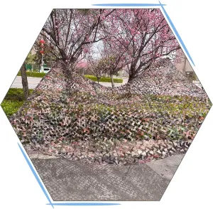 Reinforced Camouflage Netting, 2x3/3x4/4x5/5x6/6x8m Hunting Camo Netting, for Military Decoration/Sunscreen/Shade, Outdoor Camouflage Net,cp-2x4m/6.6 * 13ft