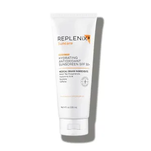 Replenix Hydrating Antioxidant Tinted Mineral Sunscreen with Medical-Grade Zinc, Dermatologist-Developed Oil-Free SPF 50  for Face & Body (4 fl. oz.)