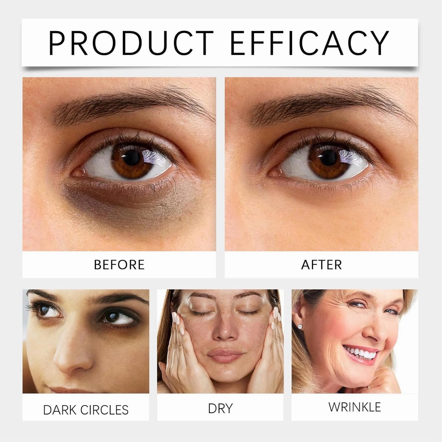 Retinol Anti-Aging Eye Cream, Anti Aging Eye Cream, EyeCream Antis Agings Retinol, Moisturizing Nourishing Hydrating Eyes, for Wrinkles, Dark Circles and Puffiness (2 pcs)