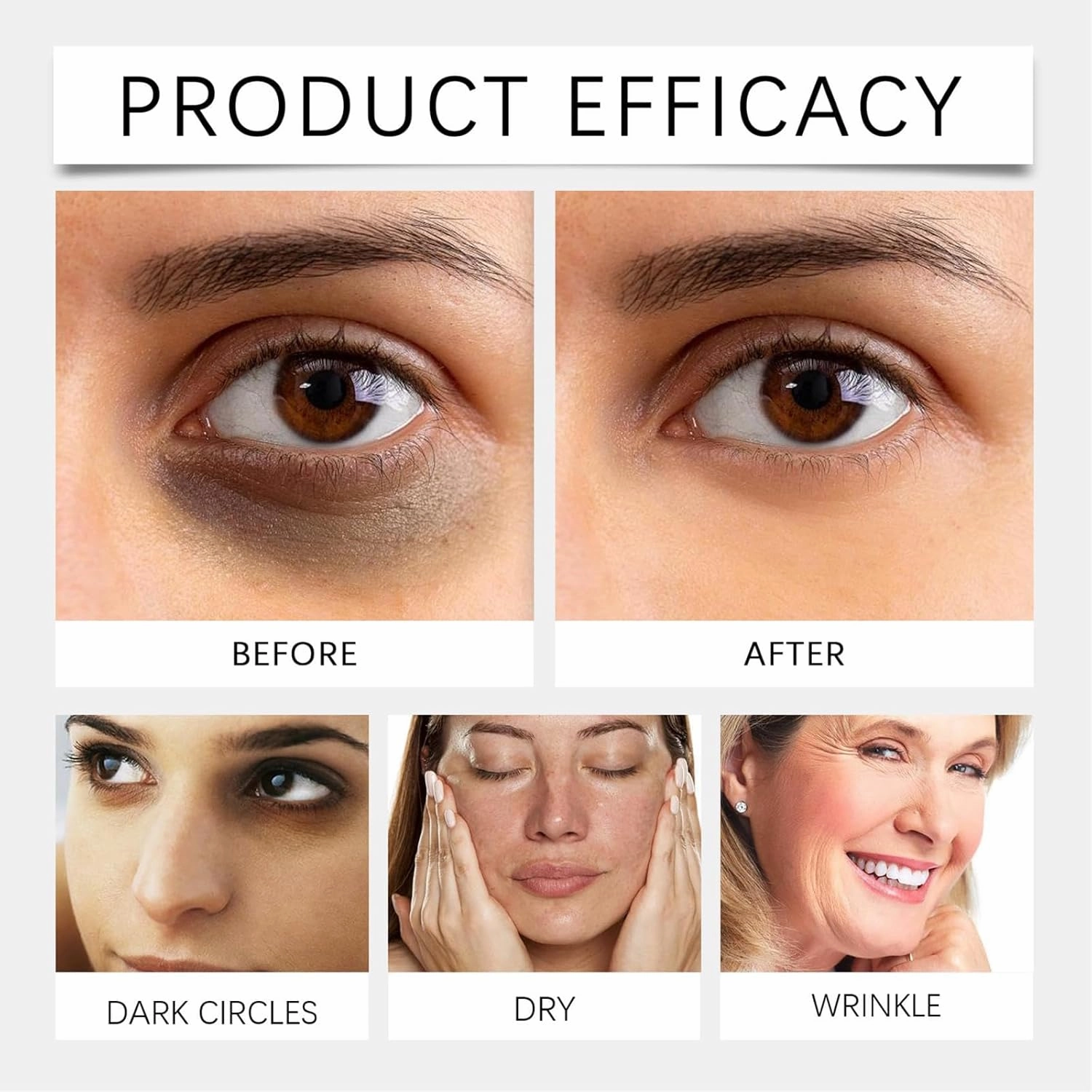 Retinol Anti-Aging Eye Cream, Anti Aging Eye Cream, EyeCream Antis Agings Retinol, Moisturizing Nourishing Hydrating Eyes, for Wrinkles, Dark Circles and Puffiness (3 pcs)